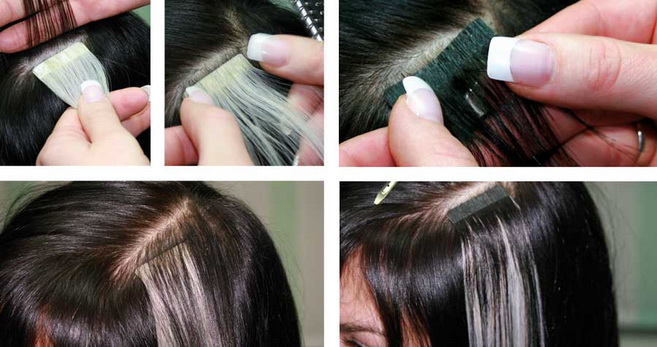 Немецкий способ наращивания волос