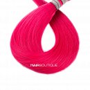 Славянские волосы в срезе Premium #Розовый