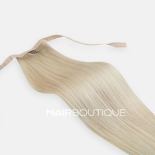 Накладной хвост из натуральных волос на ленте 