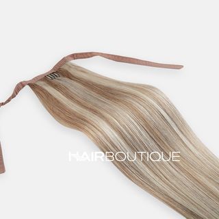 Накладной хвост из натуральных волос на ленте 