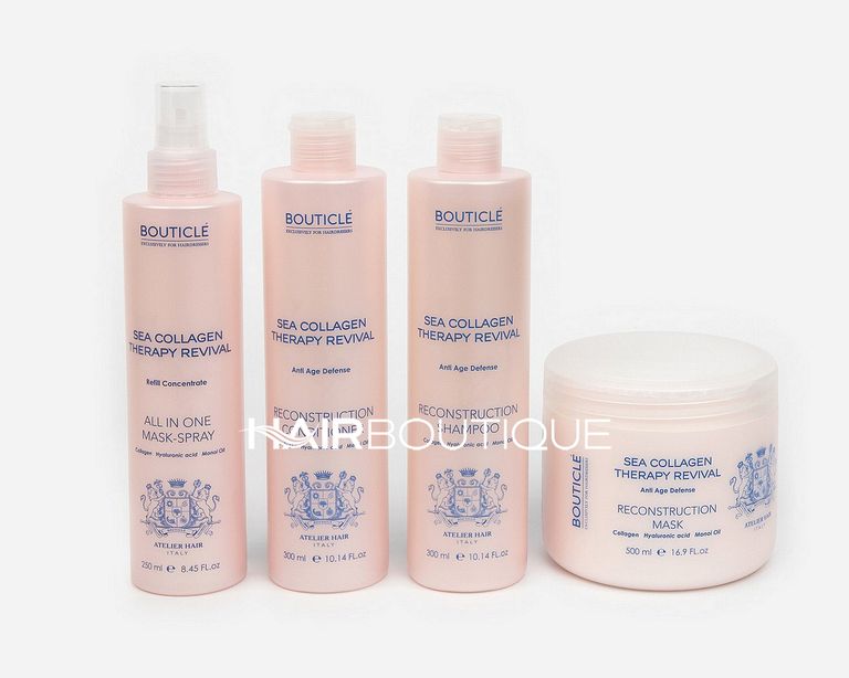 Многофункциональная несмываемая коллагеновая маска-спрей – “Bouticle all in one Mask-Spray”  250 мл.  цена купить