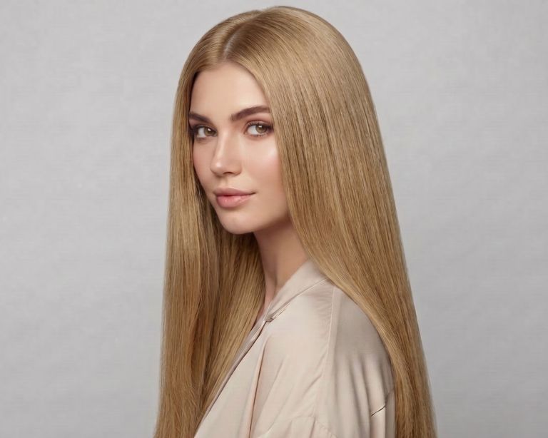 Славянские волосы на капсулах, 45 см #16 цена купить