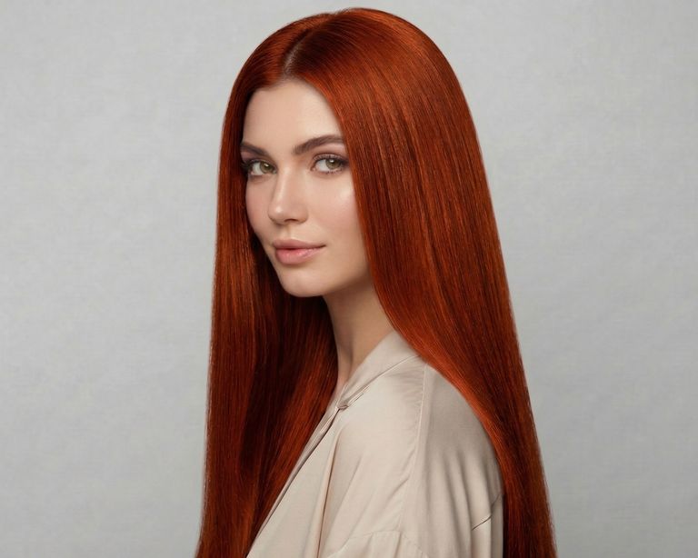 Славянские волосы на МИКРОкапсулах Premium, 55 см #Рыжий цена купить