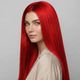Славянские волосы на капсулах, 60 см #Красный цена купить