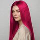 Славянские волосы на капсулах, 50 см #Розовый цена купить