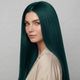 Славянские волосы на капсулах Premium, 60 см #Зелёный цена купить