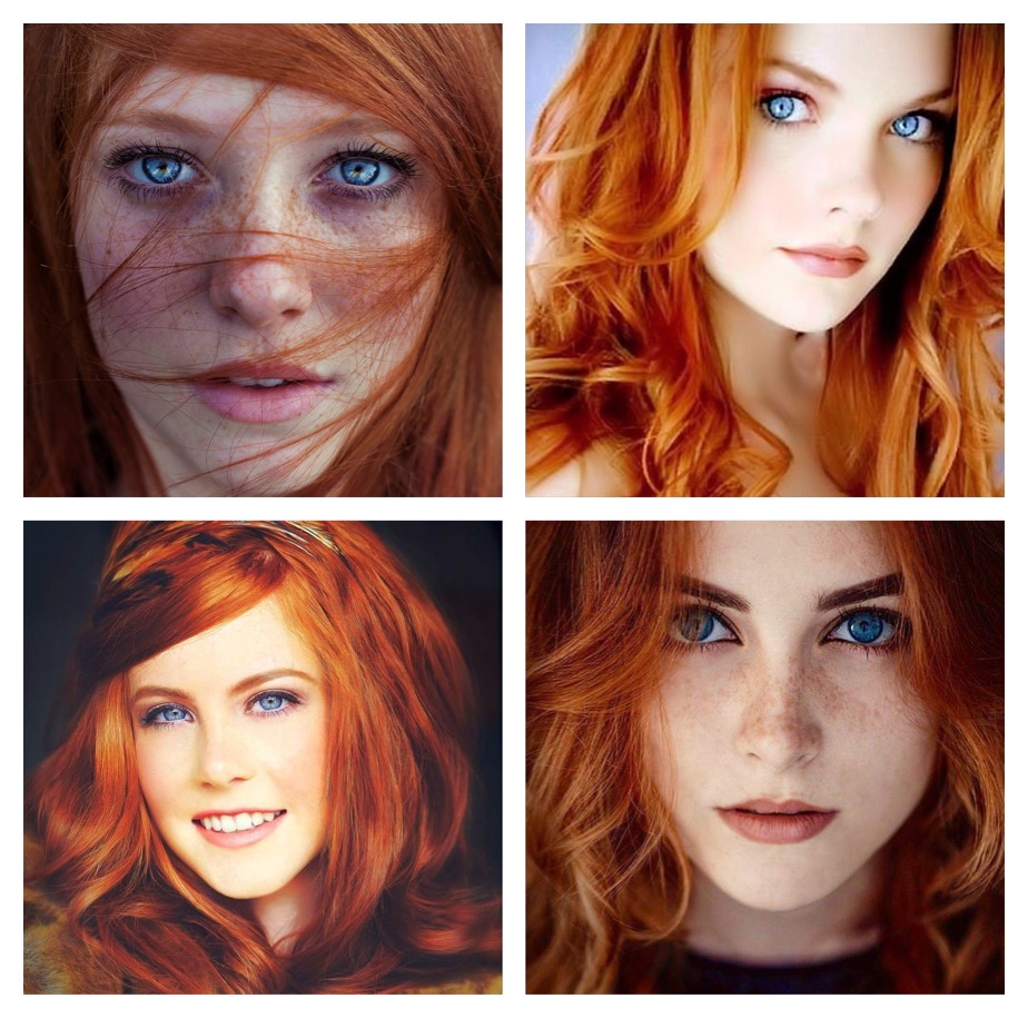 Рыжие Волосы И Голубые Глаза Фото