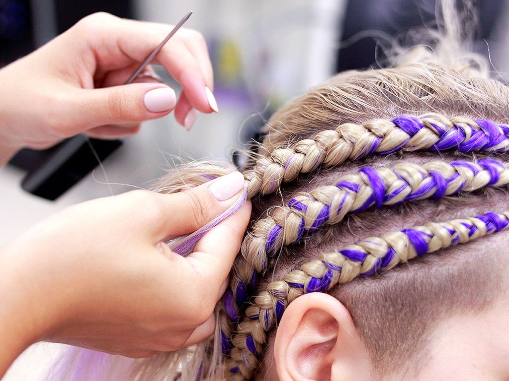 Плетение кос с канекалоном — модные варианты кос, а также инструкция по плетению (100 фото)
